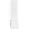 Ekena Millwork Portland Architectural Grade PVC Gable Bracket, 36"W x 16 1/2"H x 4"D x 4"F, 11/12 Pitch GBP036X17X0404POR00 - alternate 5